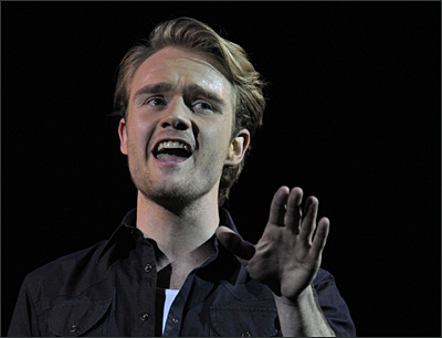 Andreas Bongard bei der Absolventenpr&auml;sentation 2012