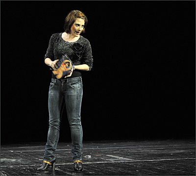 Absolventenpr&auml;sentation 2012 mit Angela Bittel