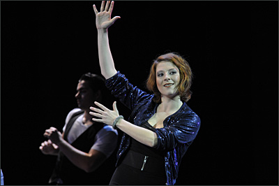 Musicals&auml;ngerin Angela Bittel