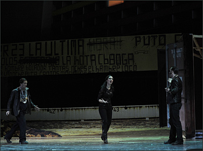 Szene aus der Oper Carmen in Berlin