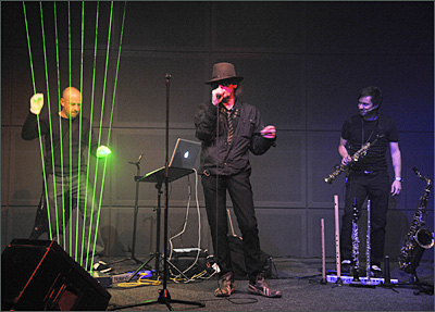 Ralf Schink , Udo Lindenberg und Wolfgang Fischer