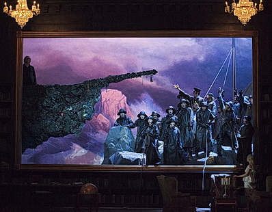Michael Volle als Der Holl&auml;nder und Magalena Wagner als Kleine Senta