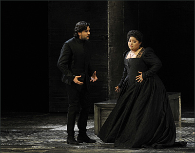 >Oper Don Carlo an der Deutschen Oper Berlin mit Massimo Giordano und Lucrezia Garcia