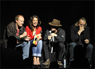Gesp&auml;chsrunde mit Thomas Brussig, Udo Lindenberg, Ulrich Waller,und Christine Henning