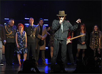 Rocksänger Udo Lindenberg im Theater am Potsdamer Platz