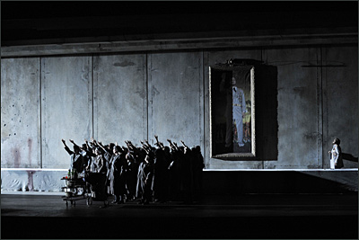Szene aus Oper Macbeth