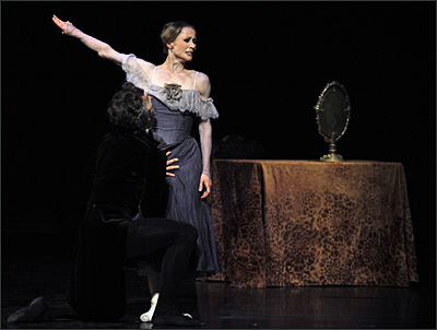 Szene aus dem Ballett Onegin